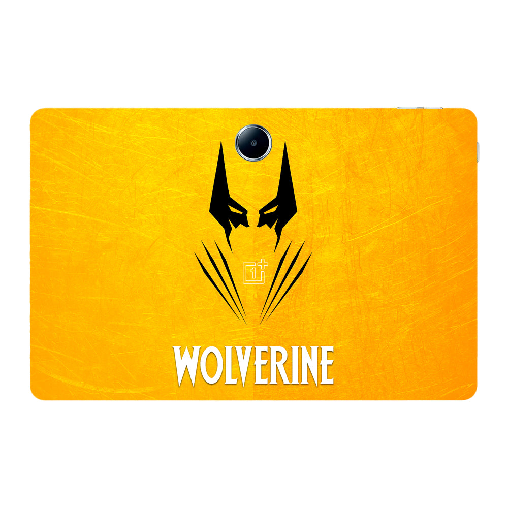 OnePlus Pad Lite Wolverine with Yellow Background Movies Tablet Skins