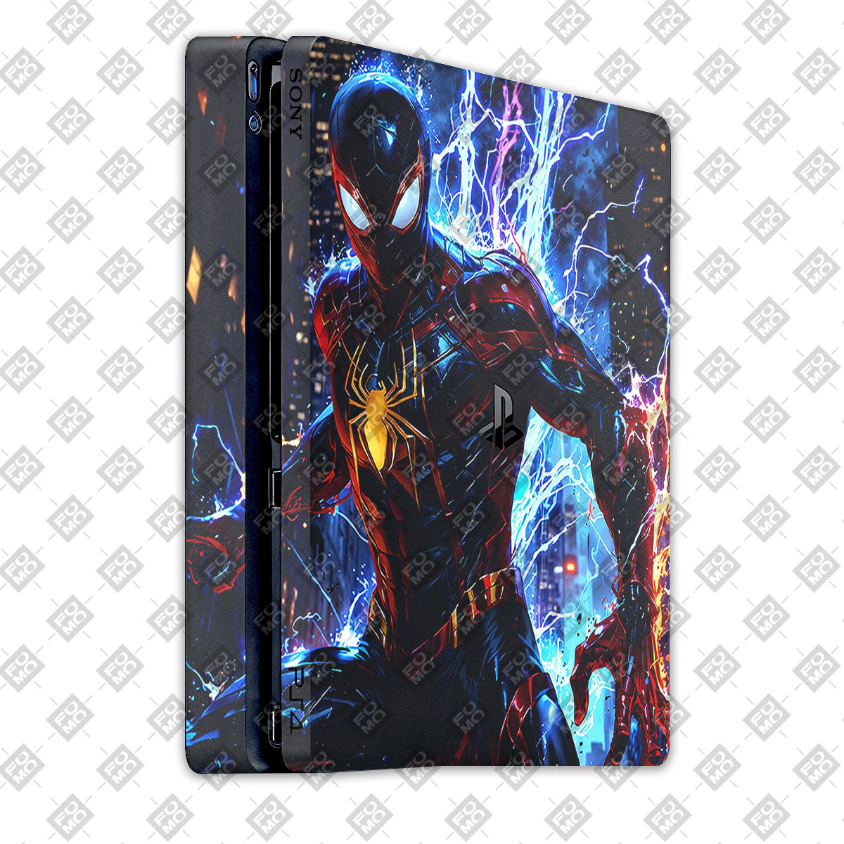Electric Spider Burst PlayStation 4 Slim Edition Skins