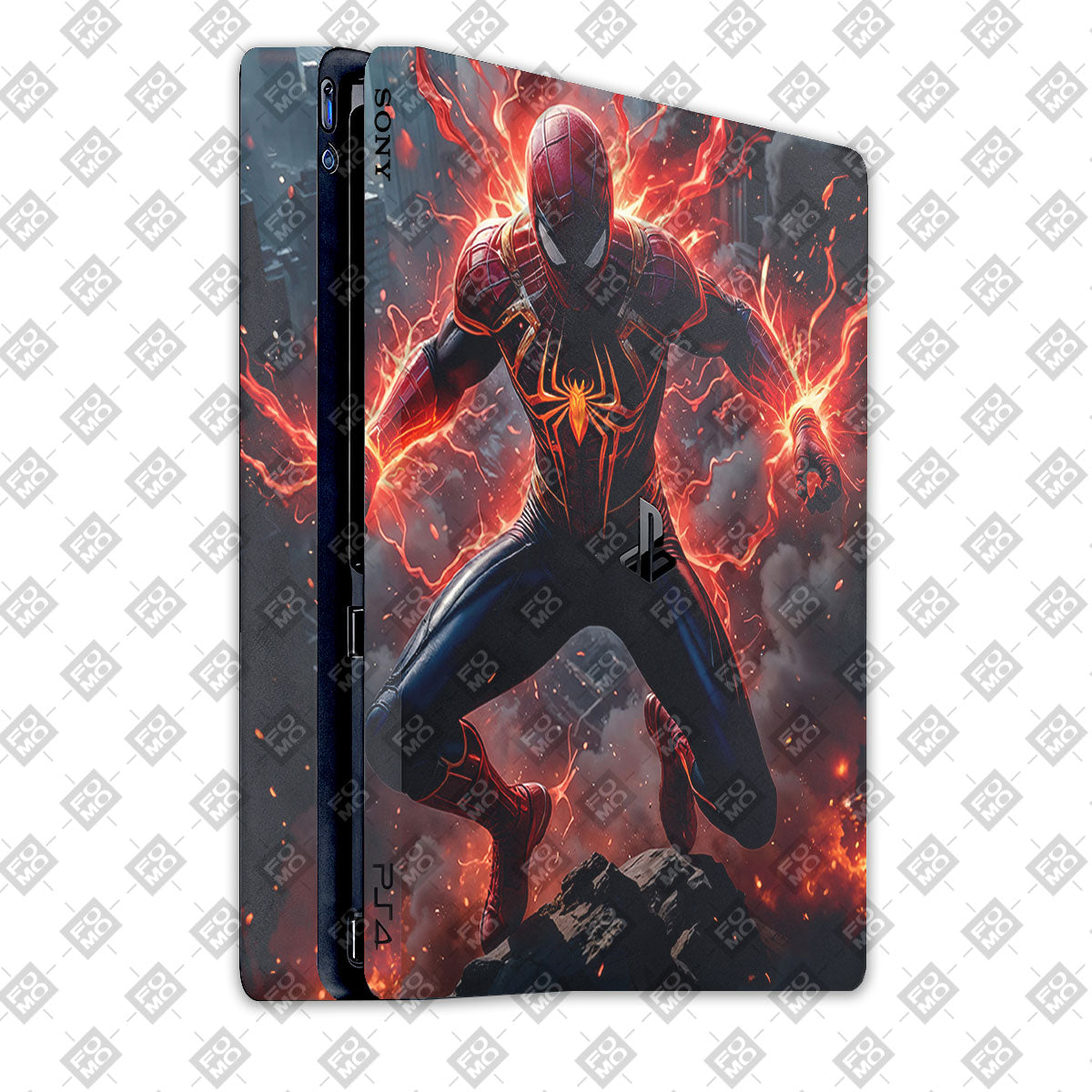Web of Power SurgePlayStation 4 Slim Edition Skins