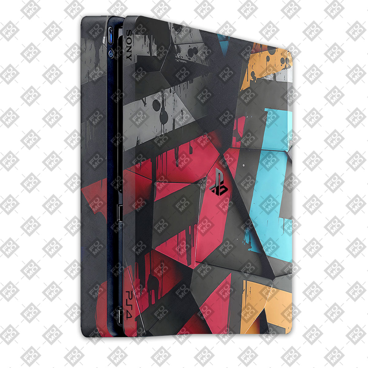 Graffiti and Geometry PlayStation 4 Slim Edition Skins