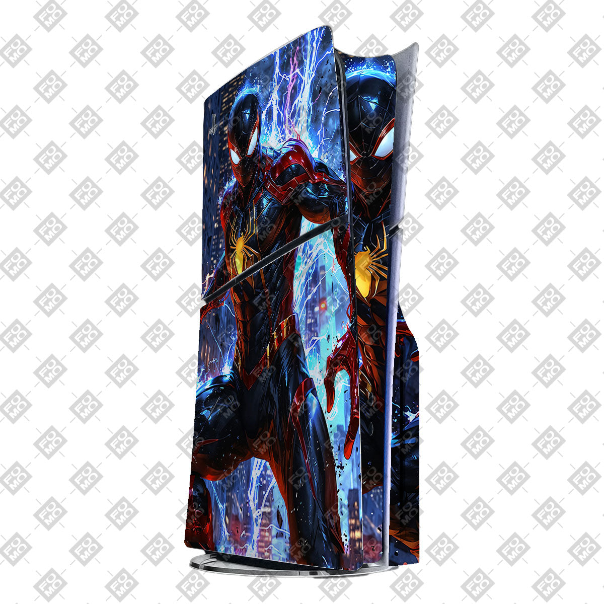 Electric Spider Burst PlayStation 5 Slim Disc Edition Skins