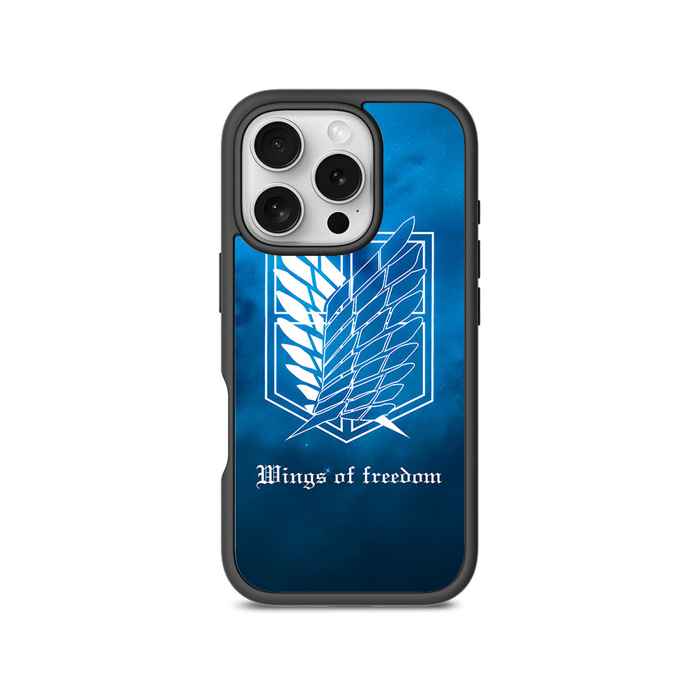 Scouting Legion AOT 3D Skin with Shockguard Armour Magsafe Case for Apple iPhone 16 Pro