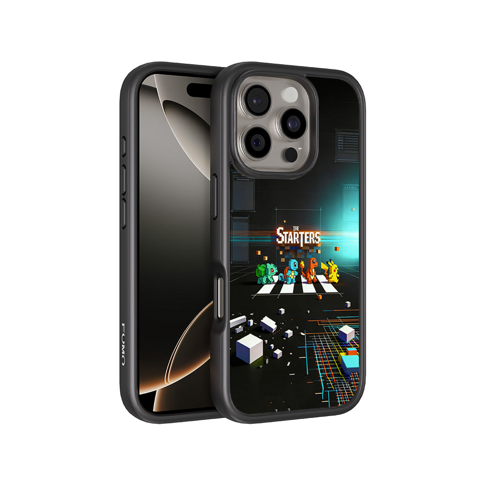 The Pokemon Starters 3D Skin with Shockguard Armour Magsafe Case for Apple iPhone 16 Pro