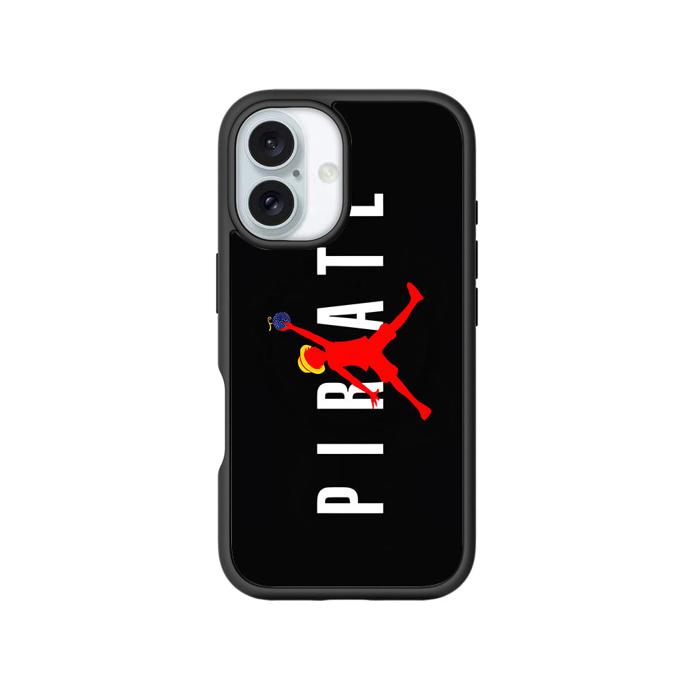 Pirate Luffy Skin with Shockguard Armour Magsafe Case for Apple iPhone 16