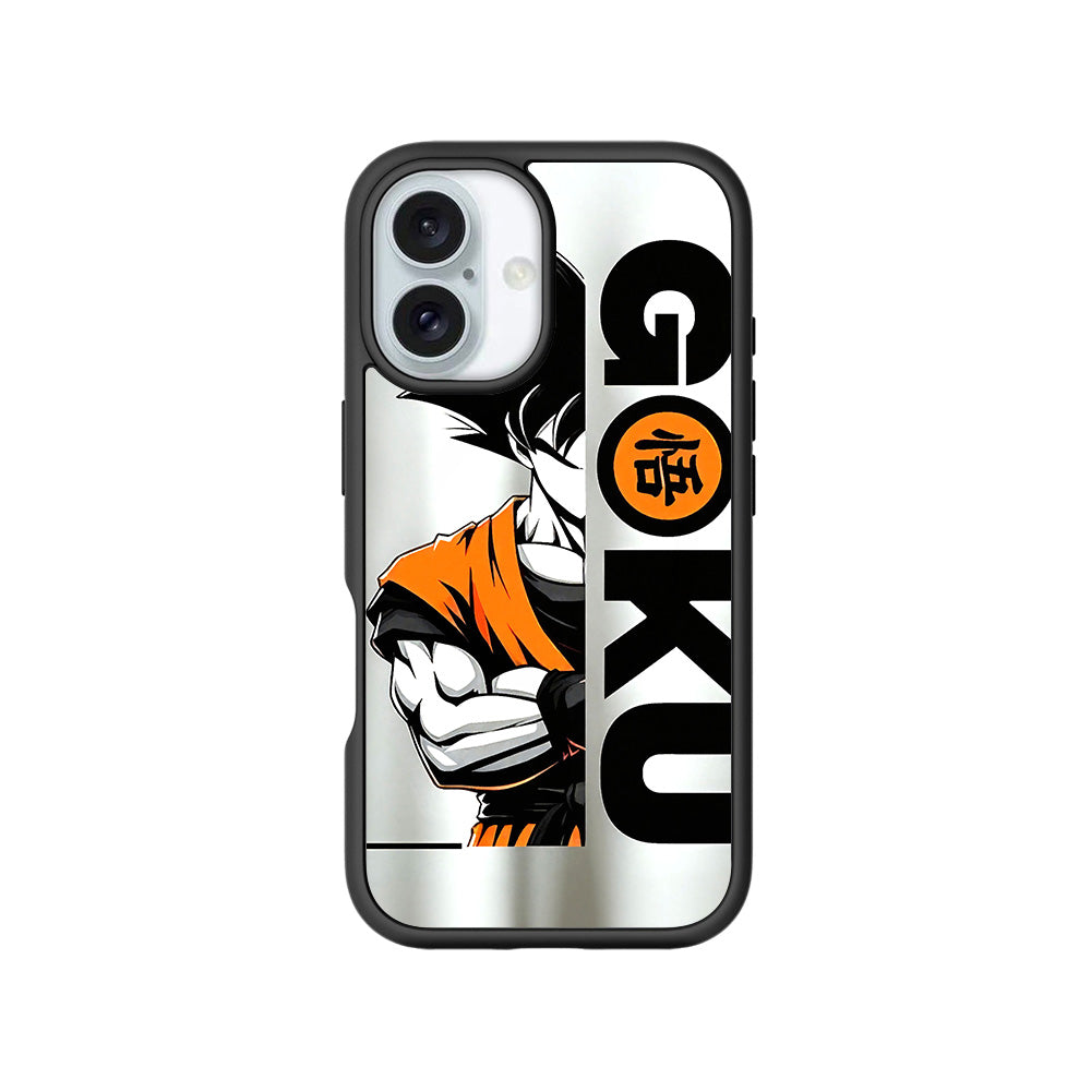 Goku Power Mode Skin with Shockguard Armour Magsafe Case for Apple iPhone 16 Plus
