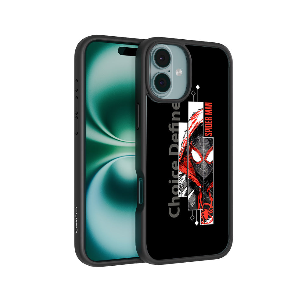 Spiderman Choices Defines Skin with Shockguard Armour Magsafe Case for Apple iPhone 16 Plus