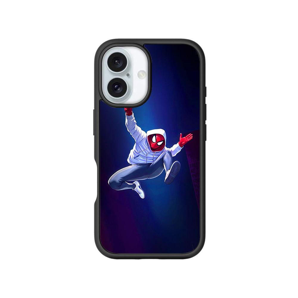 Web Hero Skyline Skin with Shockguard Armour Magsafe Case for Apple iPhone 16 Plus