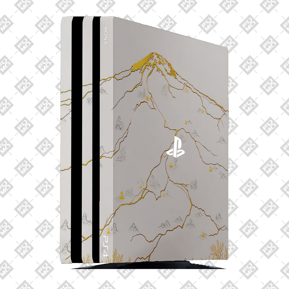 Golden Peaks of Yotei PlayStation 4 Pro Skin