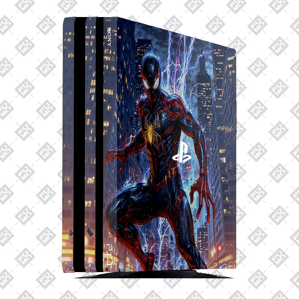 Electric Spider Burst PlayStation 4 Pro Skin