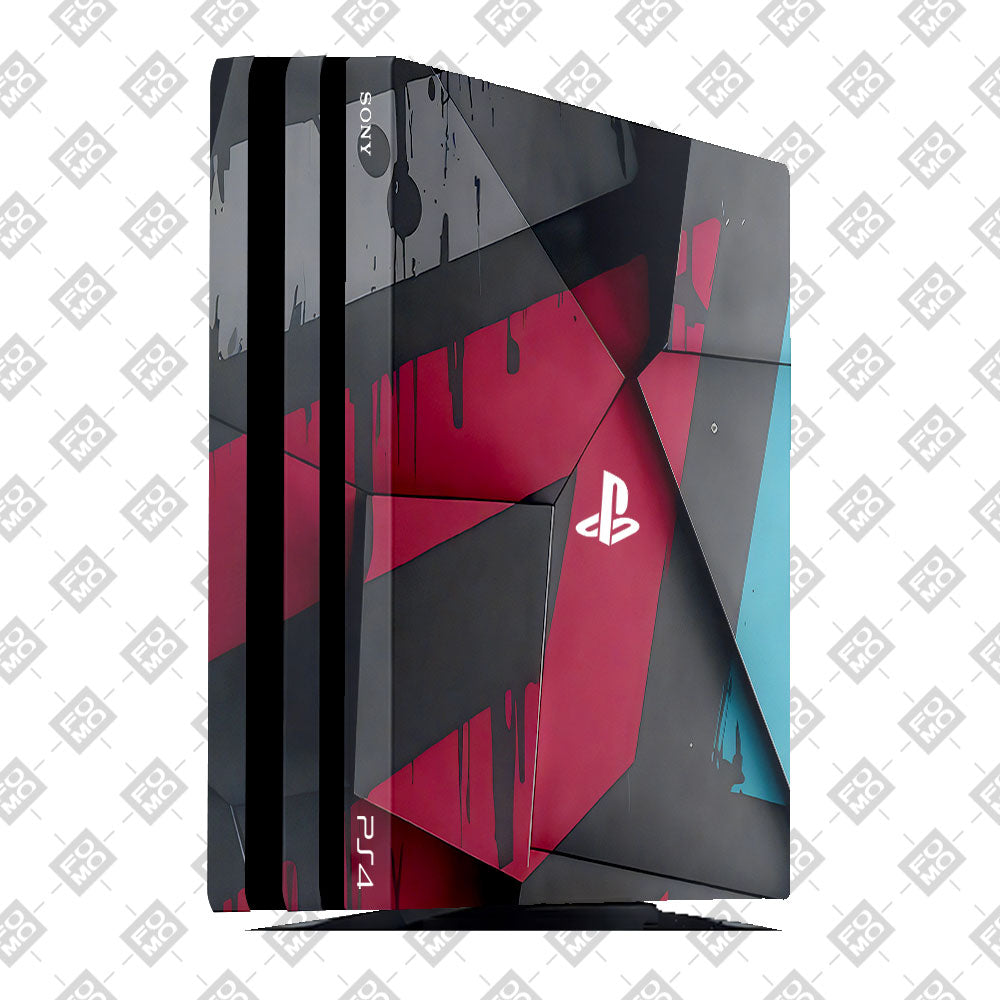 Graffiti and Geometry PlayStation 4 Pro Skin