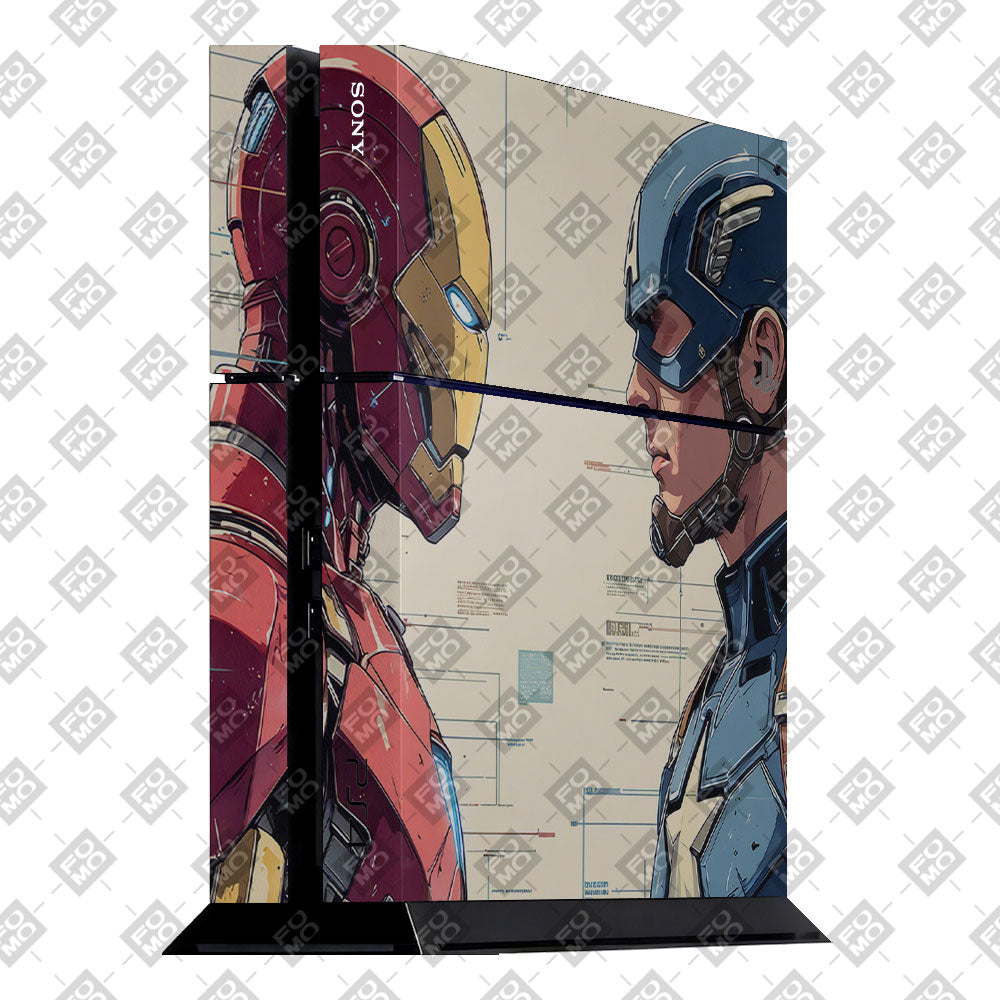 Iron Man vs Captain America PlayStation 4 Standard Edition Skin
