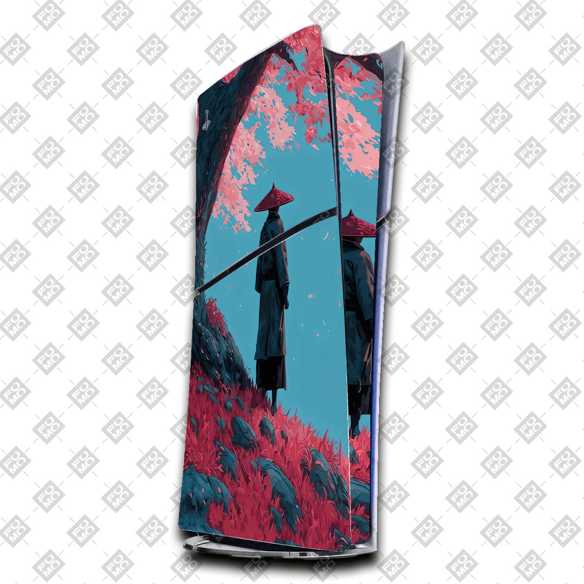 Serenity Under the Sakura PlayStation 5 Slim Digital Edition Skin