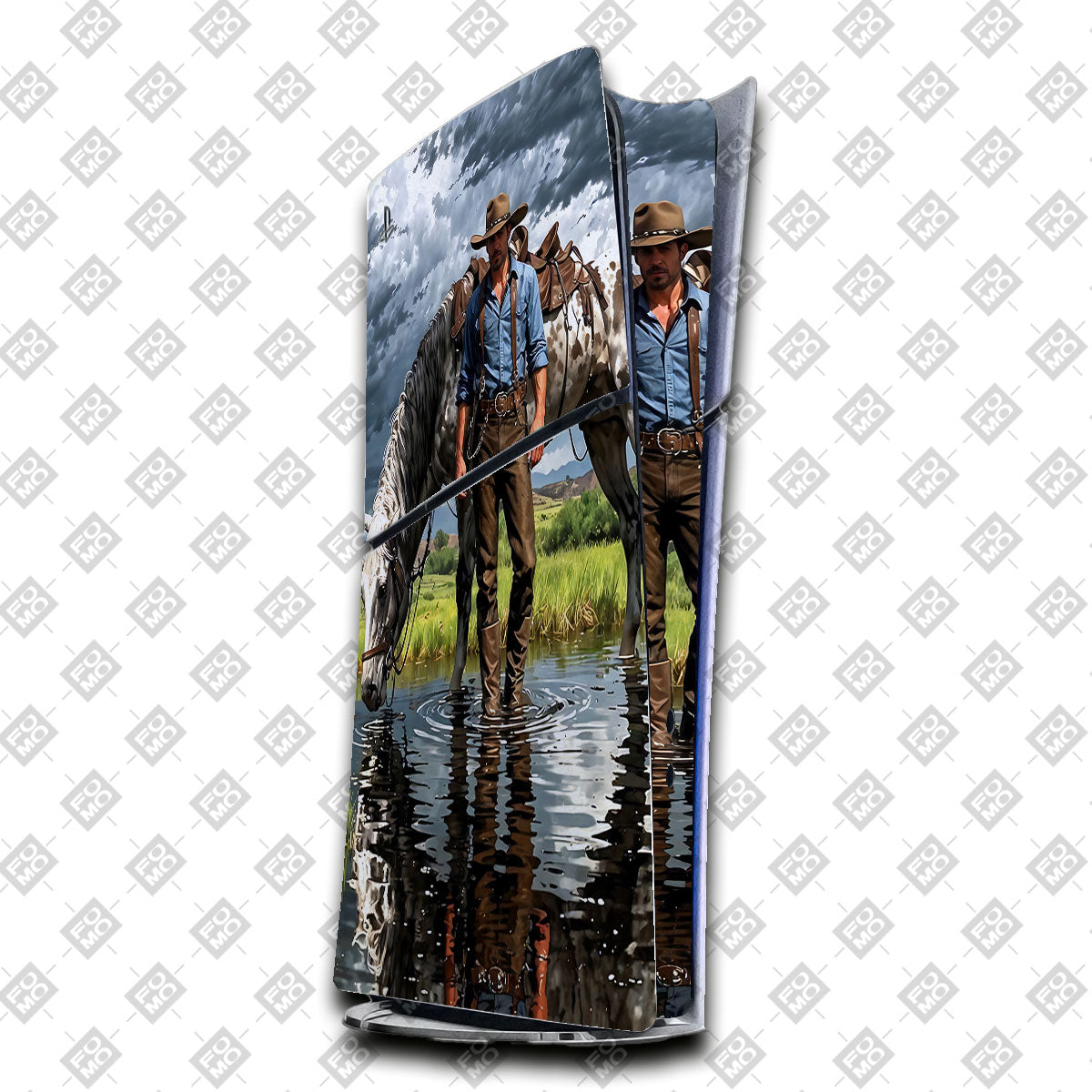 Red Dead Cowboy PlayStation 5 Slim Digital Edition Skin