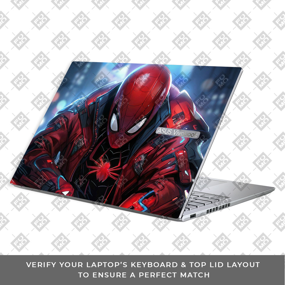 SpiderMan High Tech Hero Asus Vivobook 16X M1603QA 3D Laptop Skin