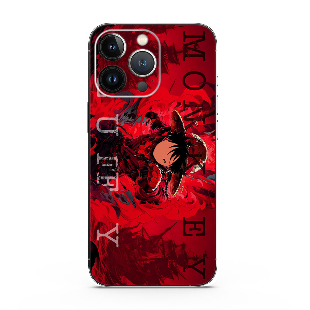Fomo Store Mobile Skins Anime Fiery Crimson Red & Black