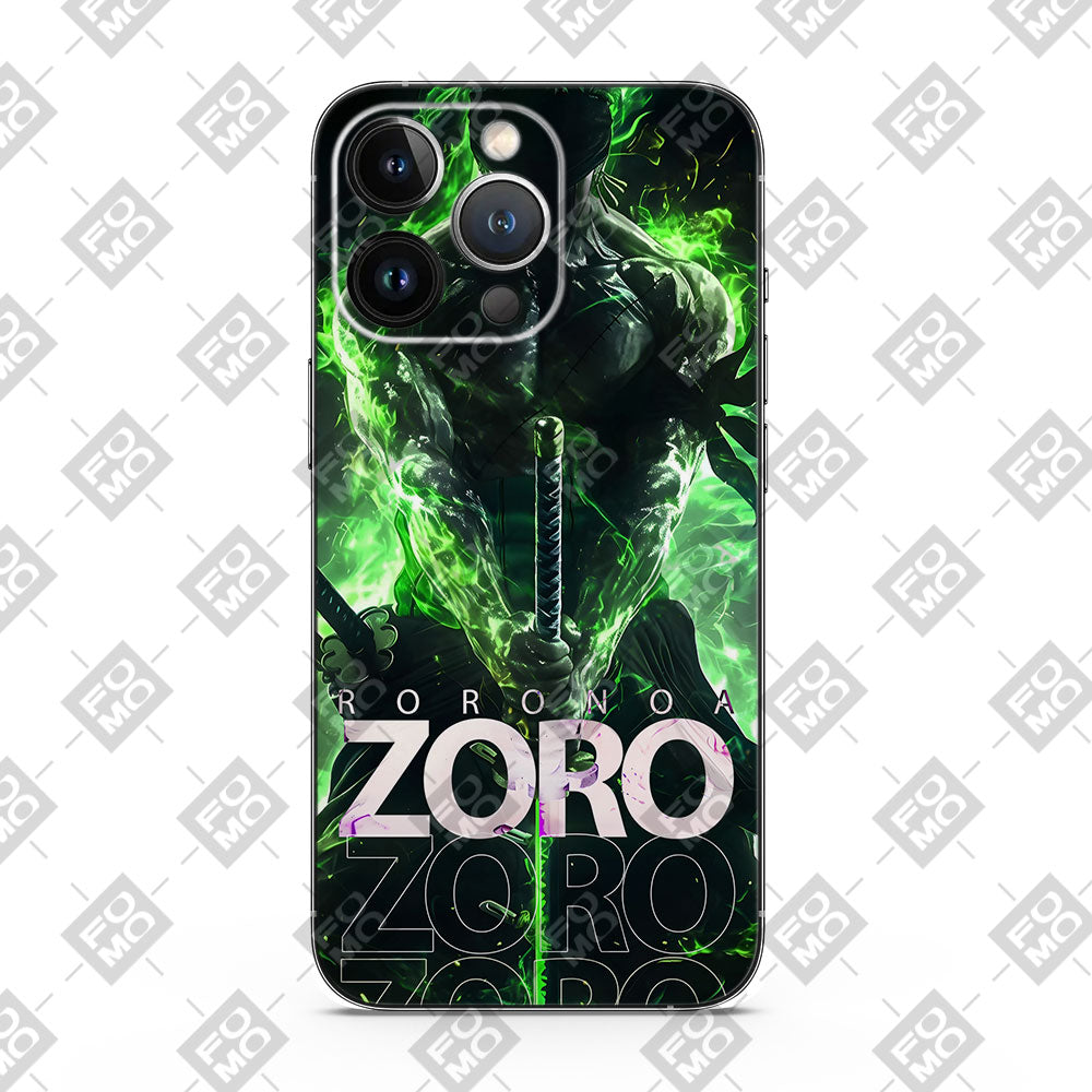 Fomo Store Mobile Skins Anime Zoro's Savage Aura

