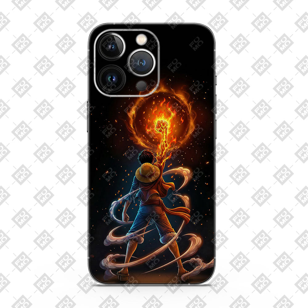 Luffy Flame Fist Anime Mobile Skins