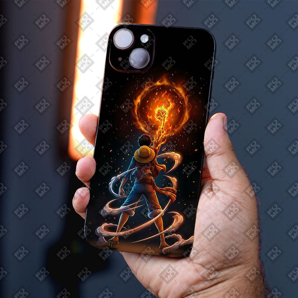 Luffy Flame Fist Anime Mobile Skins