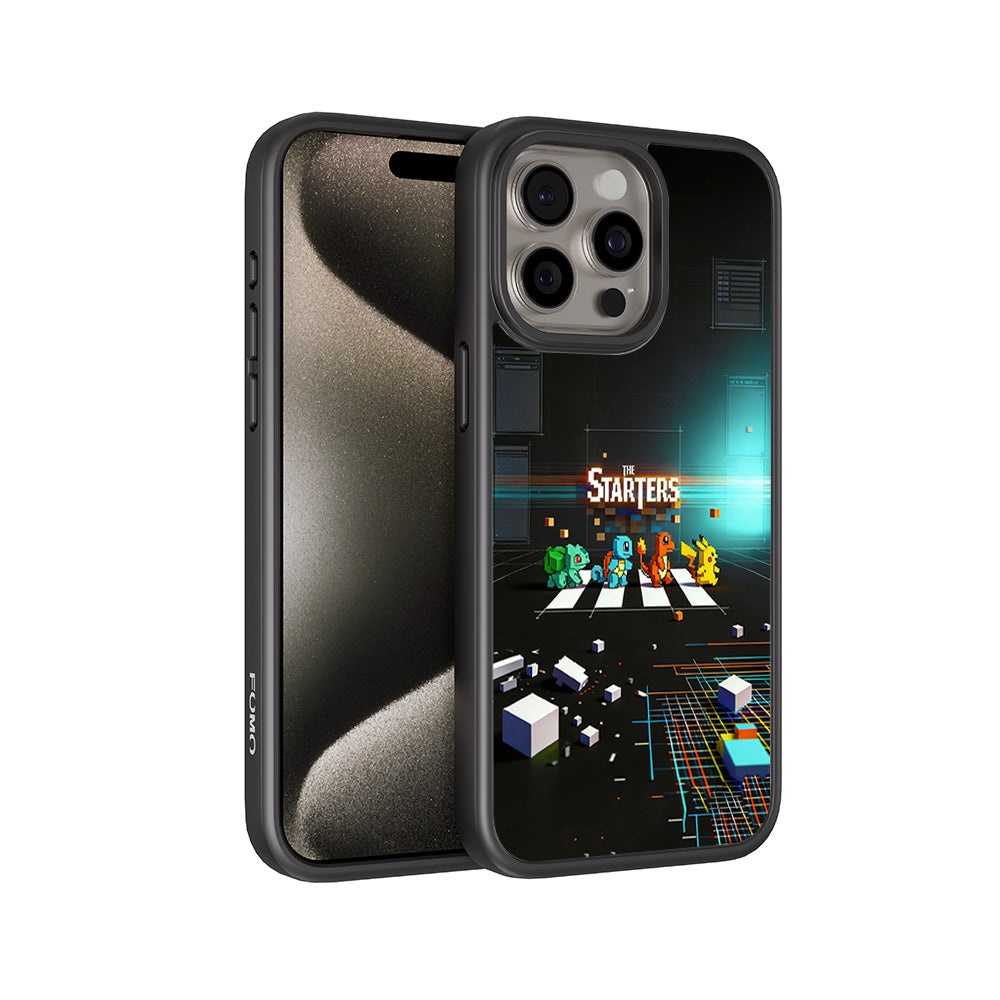 The Pokemon Starters 3D Skin with Shockguard Armour Magsafe Case for Apple iPhone 15 Pro Max