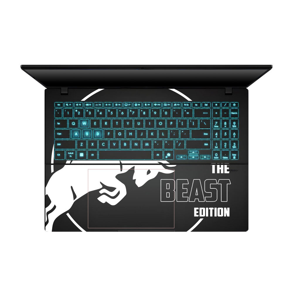 Transparent High Octane Energy Asus Gaming V16 V3607 Laptop Skin