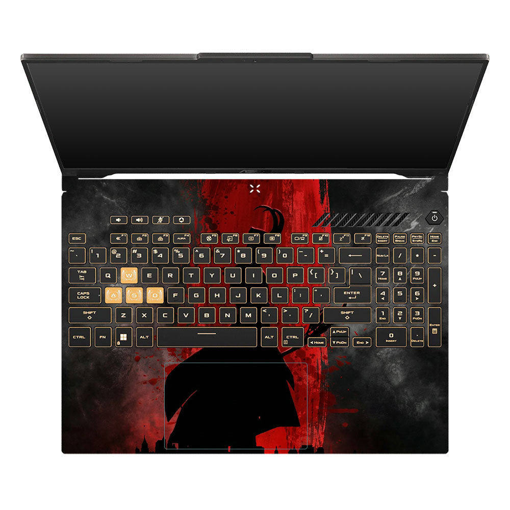 Loki Silhouette Red Strike Asus TUF Gaming F16 and TUF Gaming A16 Laptop Skin