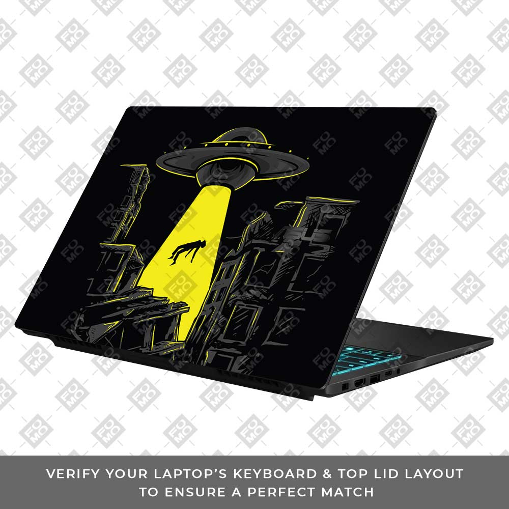 Alien Abduction Asus Gaming V16 V3607 Laptop Skin