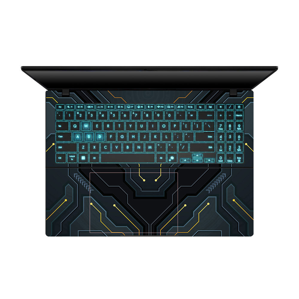 Futuristic Techno Asus Gaming V16 V3607 Laptop Skin