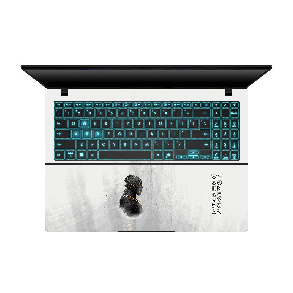 Wakanda Forever Black Panther Comic Asus Gaming V16 V3607 Laptop Skin