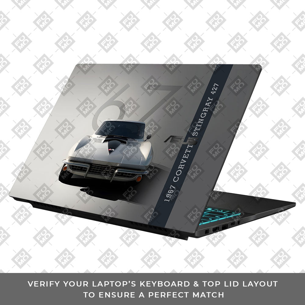 Retro Muscle Car Asus Gaming V16 V3607 Laptop Skin