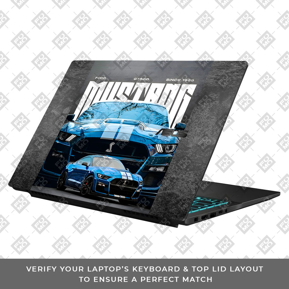 Racing Stripe Muscle Asus Gaming V16 V3607 Laptop Skin