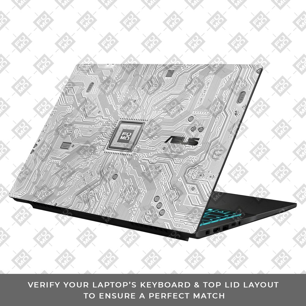FOMO Circuit Light Mode Asus Gaming V16 V3607 Laptop Skin