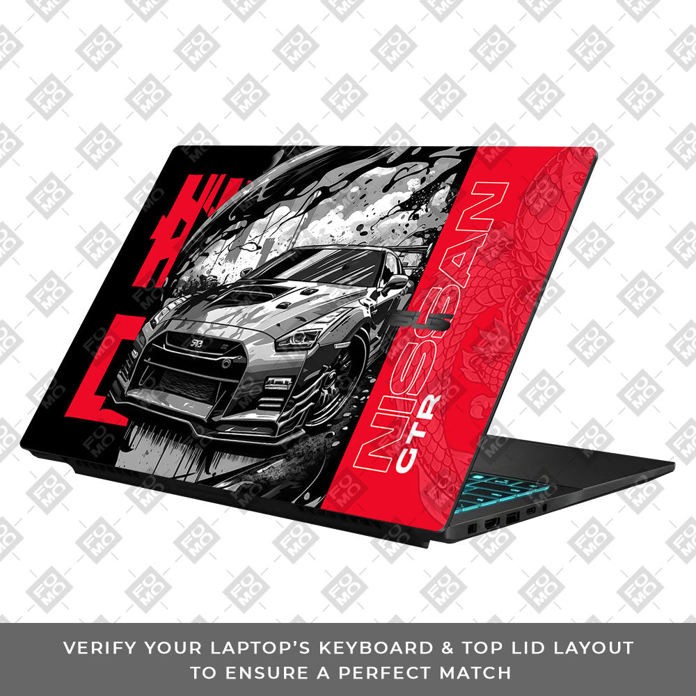 JDM Speed Thrill Asus Gaming V16 V3607 Laptop Skin