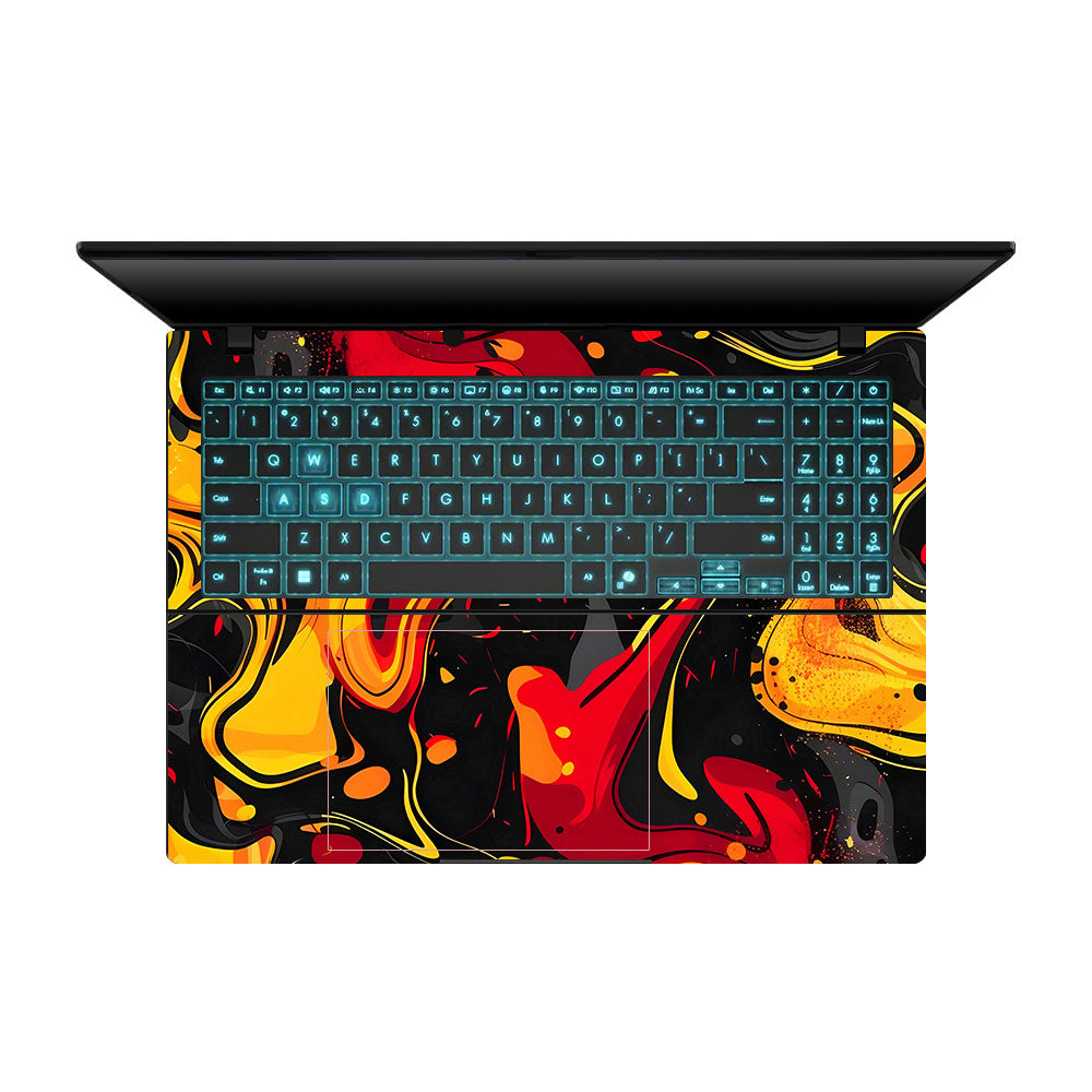 Lava Burst Asus Gaming V16 V3607 Laptop Skin