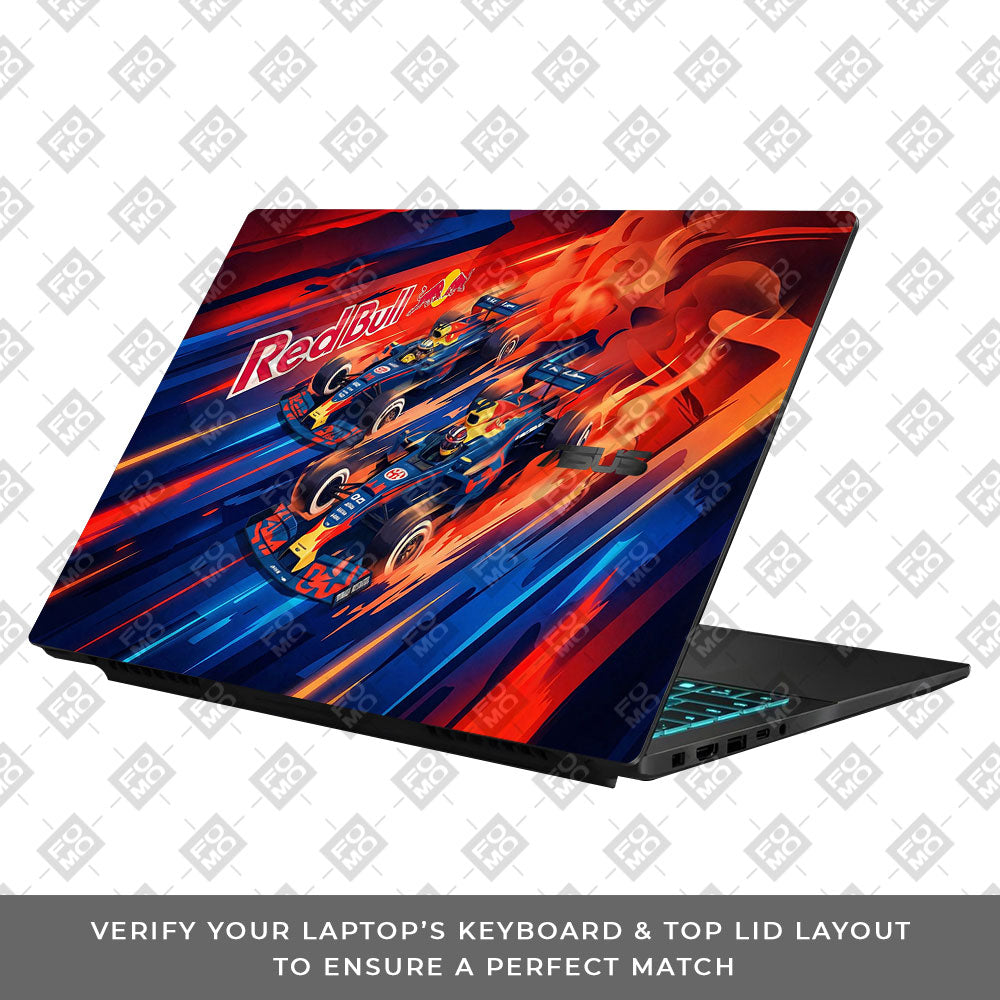Red Bull Racing Velocity Asus Gaming V16 V3607 Laptop Skin