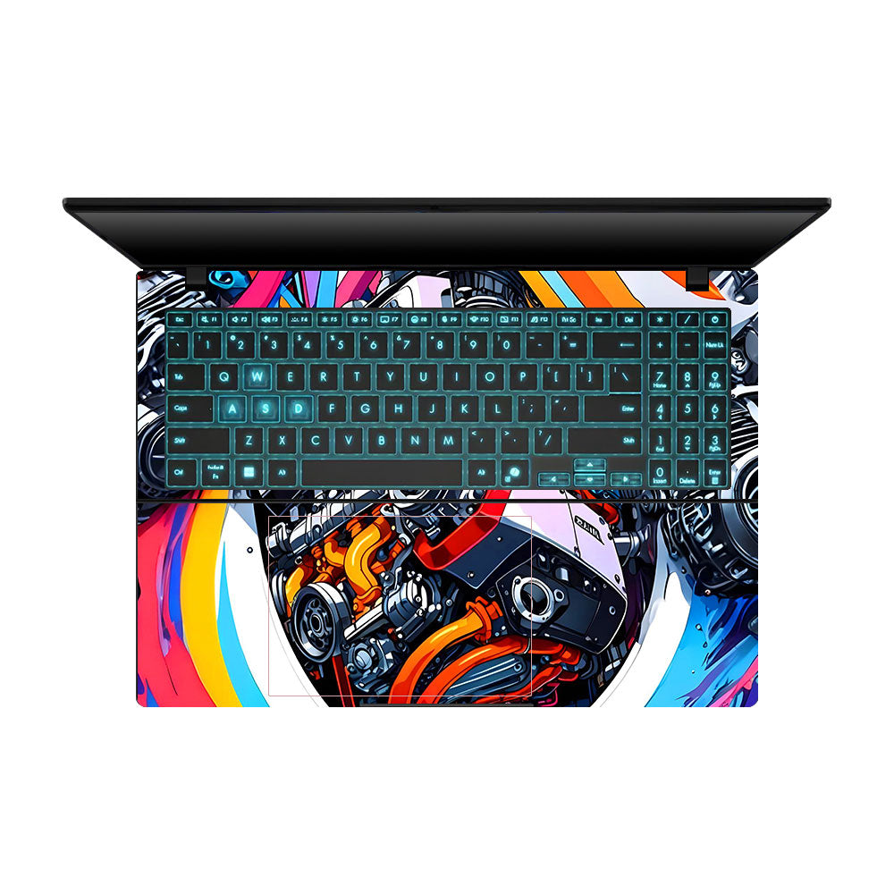 Power in Motion Asus Gaming V16 V3607 Laptop Skin