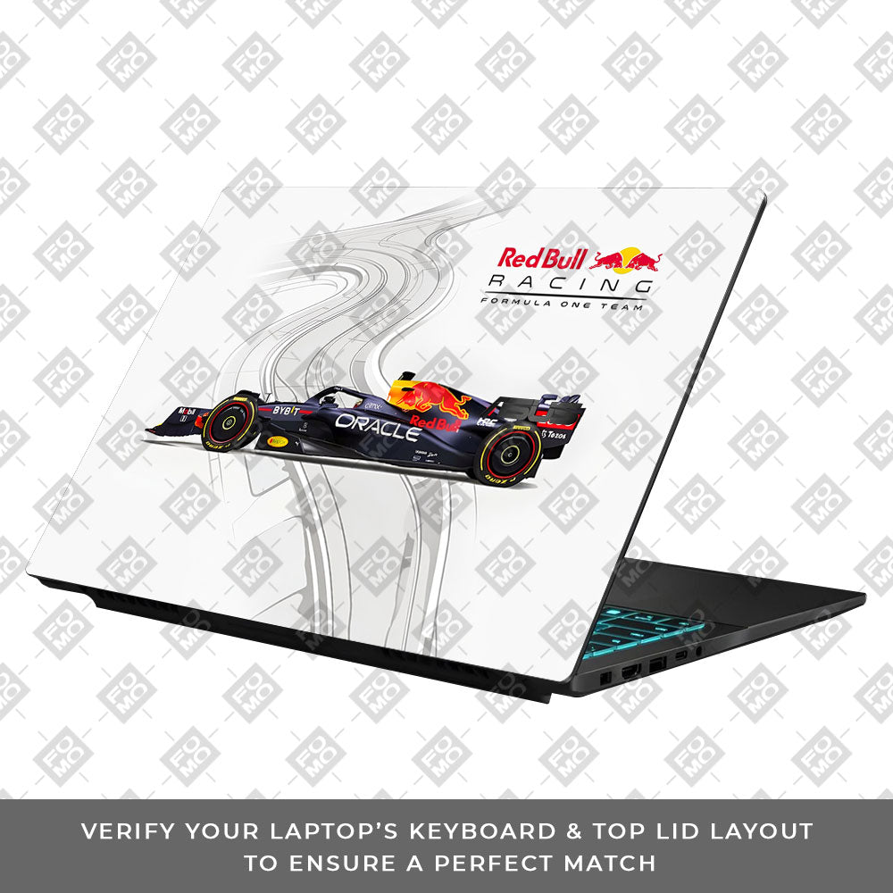 Red Bull Racing in Action Asus Gaming V16 V3607 Laptop Skin