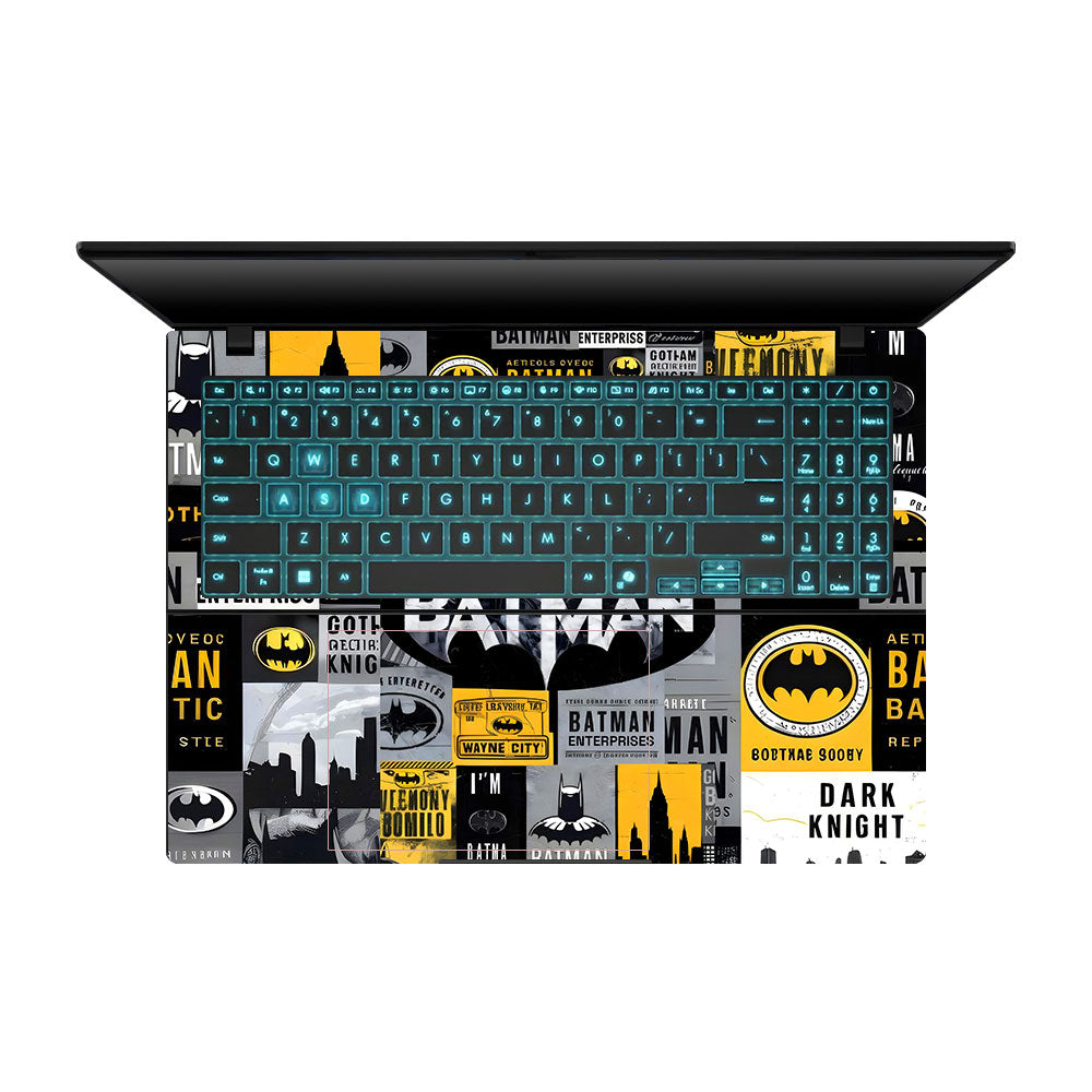 Dark Hero Collage Asus Gaming V16 V3607 Laptop Skin