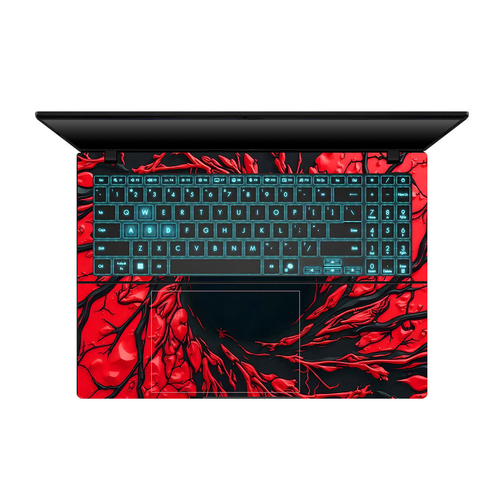 Spiderman Web Red Asus Gaming V16 V3607 Laptop Skin