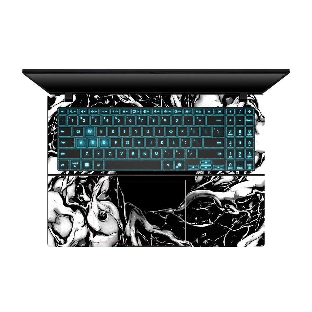 Spiderman Web Black Asus Gaming V16 V3607 Laptop Skin