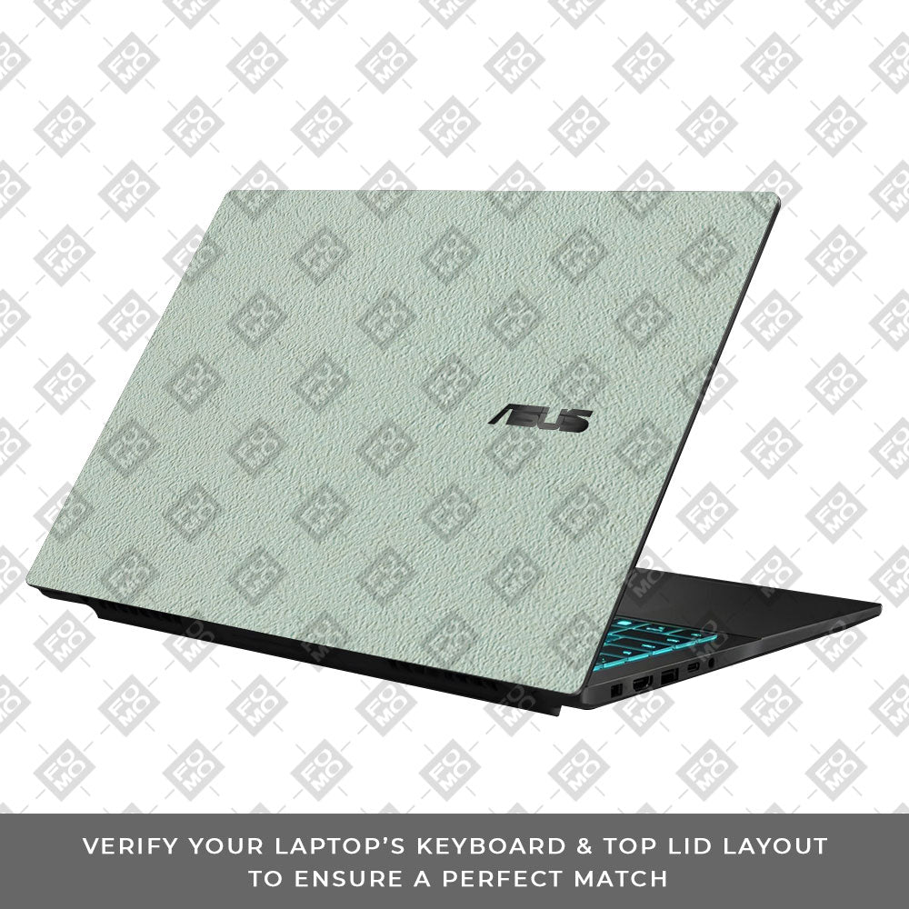 Textured Aqua Stone Asus Gaming V16 V3607 Laptop Skin