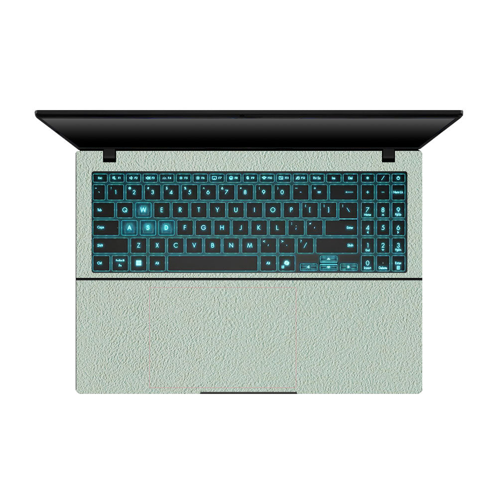 Textured Aqua Stone Asus Gaming V16 V3607 Laptop Skin