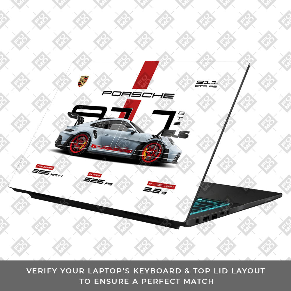 Porsche 911 GT3 RS Asus Gaming V16 V3607 Laptop Skin