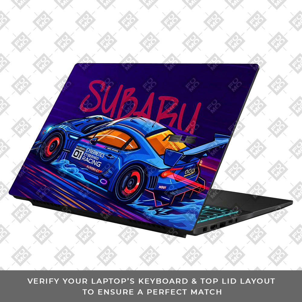 Subaru BRZ Asus Gaming V16 V3607 Laptop Skin
