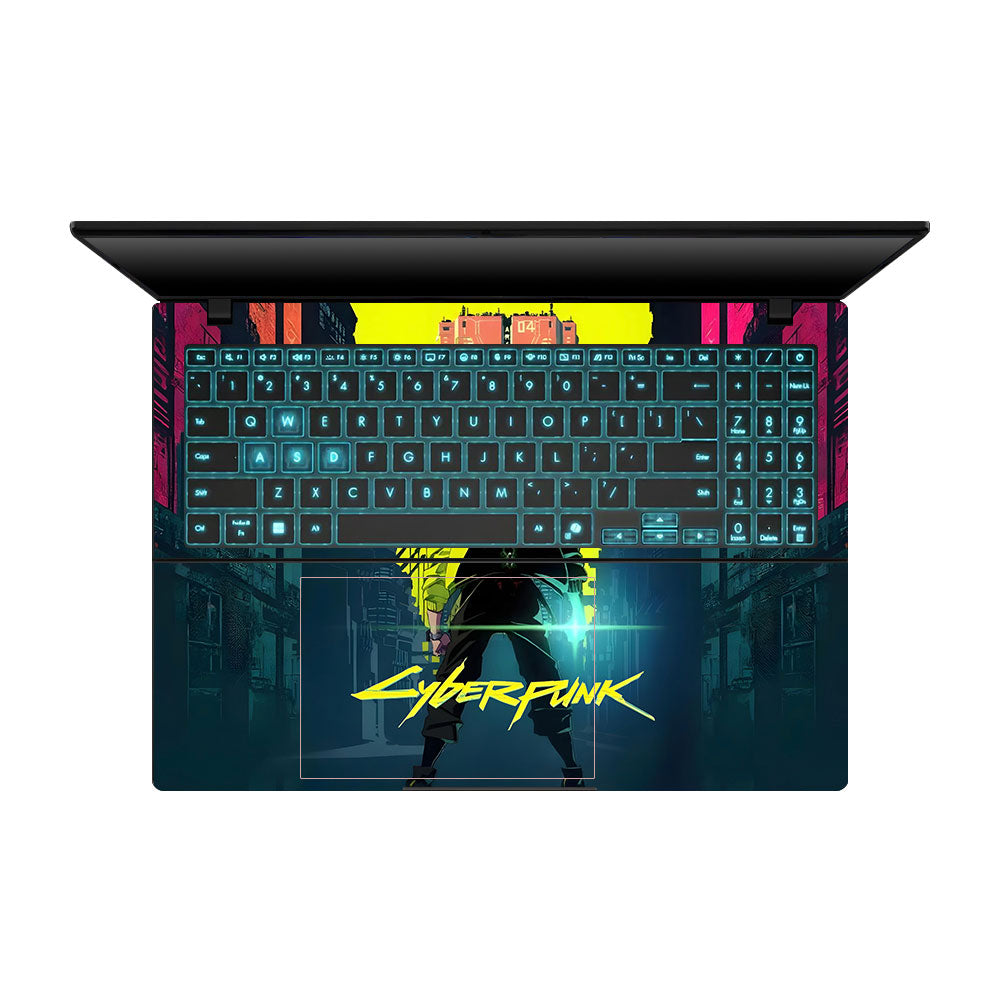 Cyberpunk Uprising Asus Gaming V16 V3607 Laptop Skin