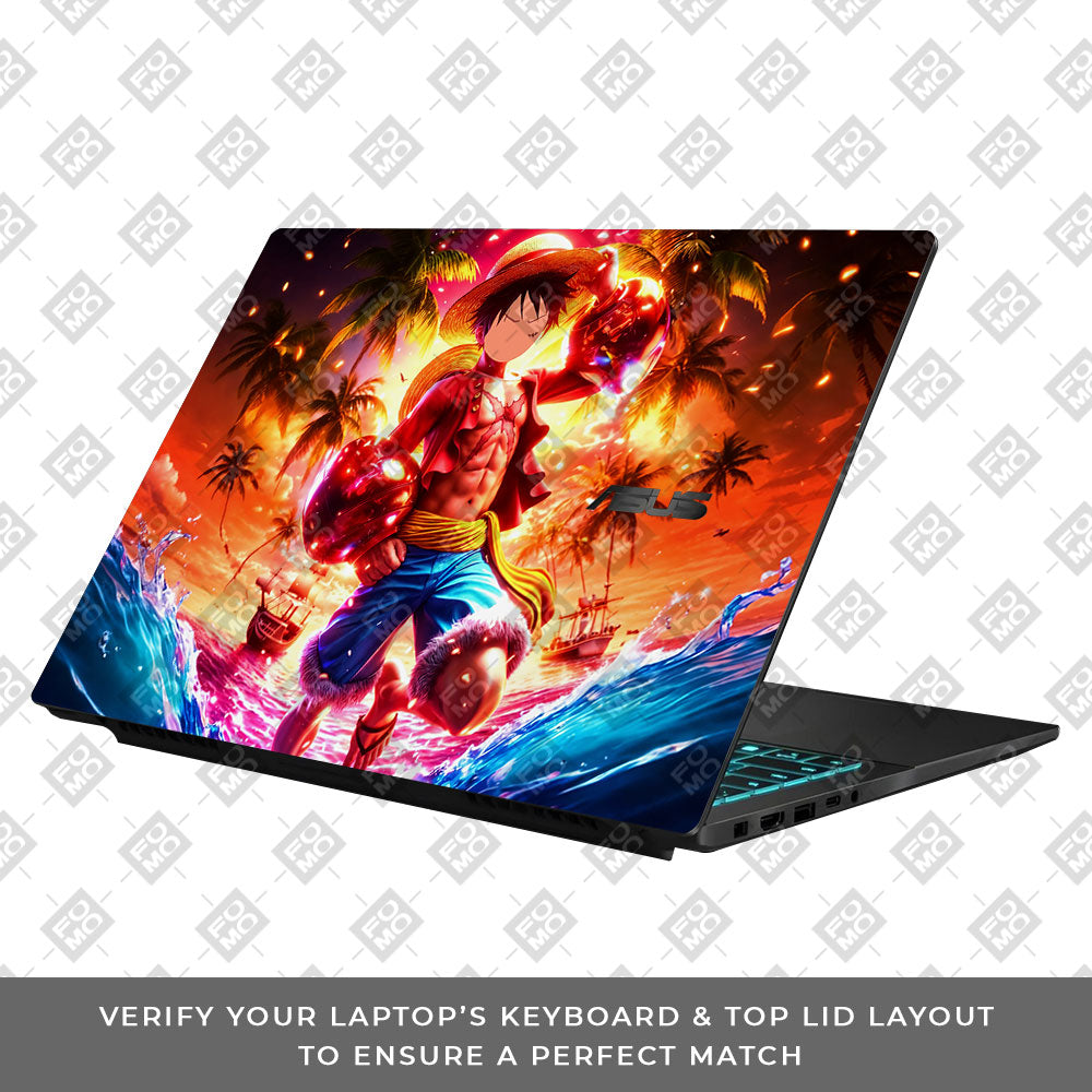 Golden Aura Pirate Asus Gaming V16 V3607 Laptop Skin