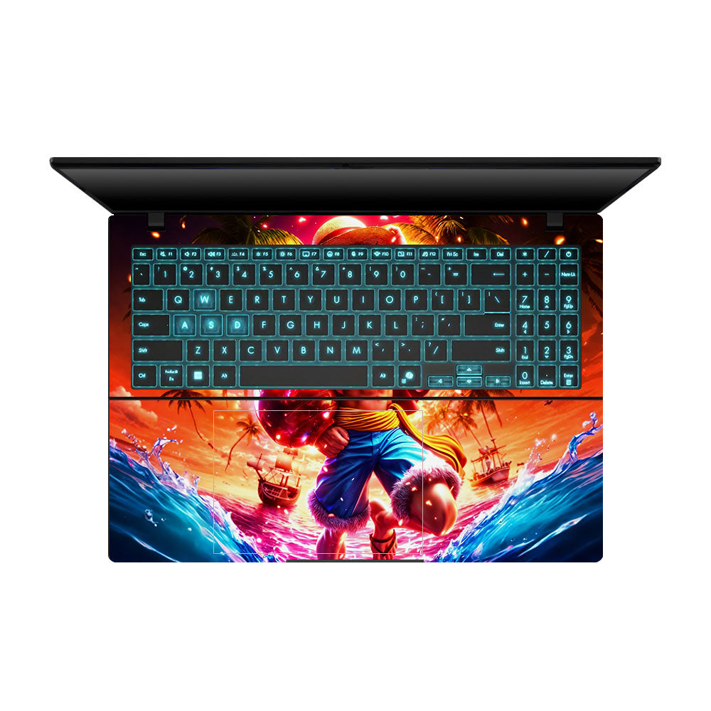Golden Aura Pirate Asus Gaming V16 V3607 Laptop Skin
