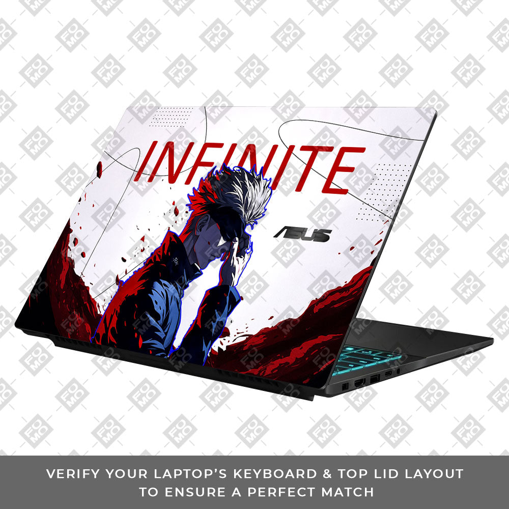 Blue Aura Sorcerer Asus Gaming V16 V3607 Laptop Skin