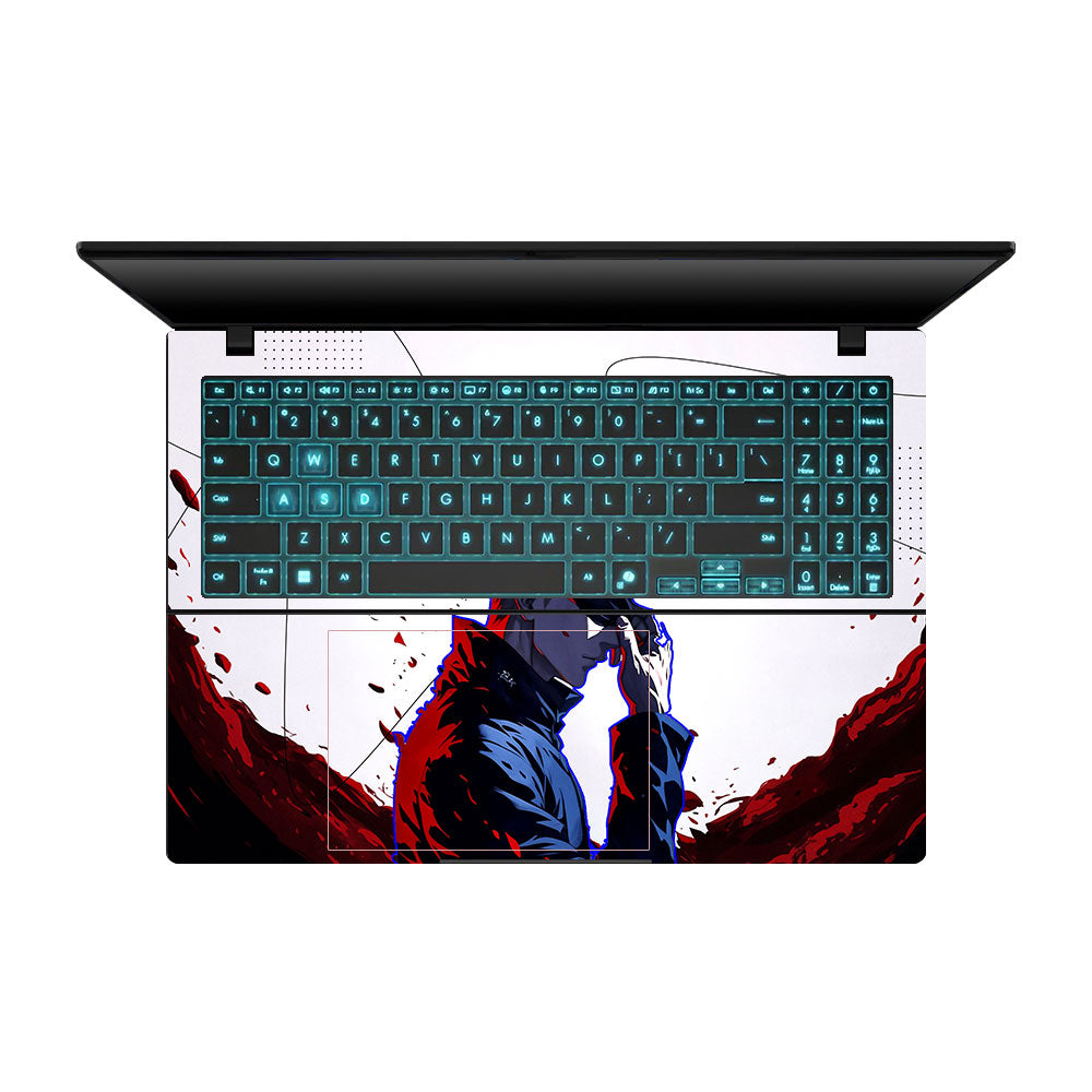 Blue Aura Sorcerer Asus Gaming V16 V3607 Laptop Skin