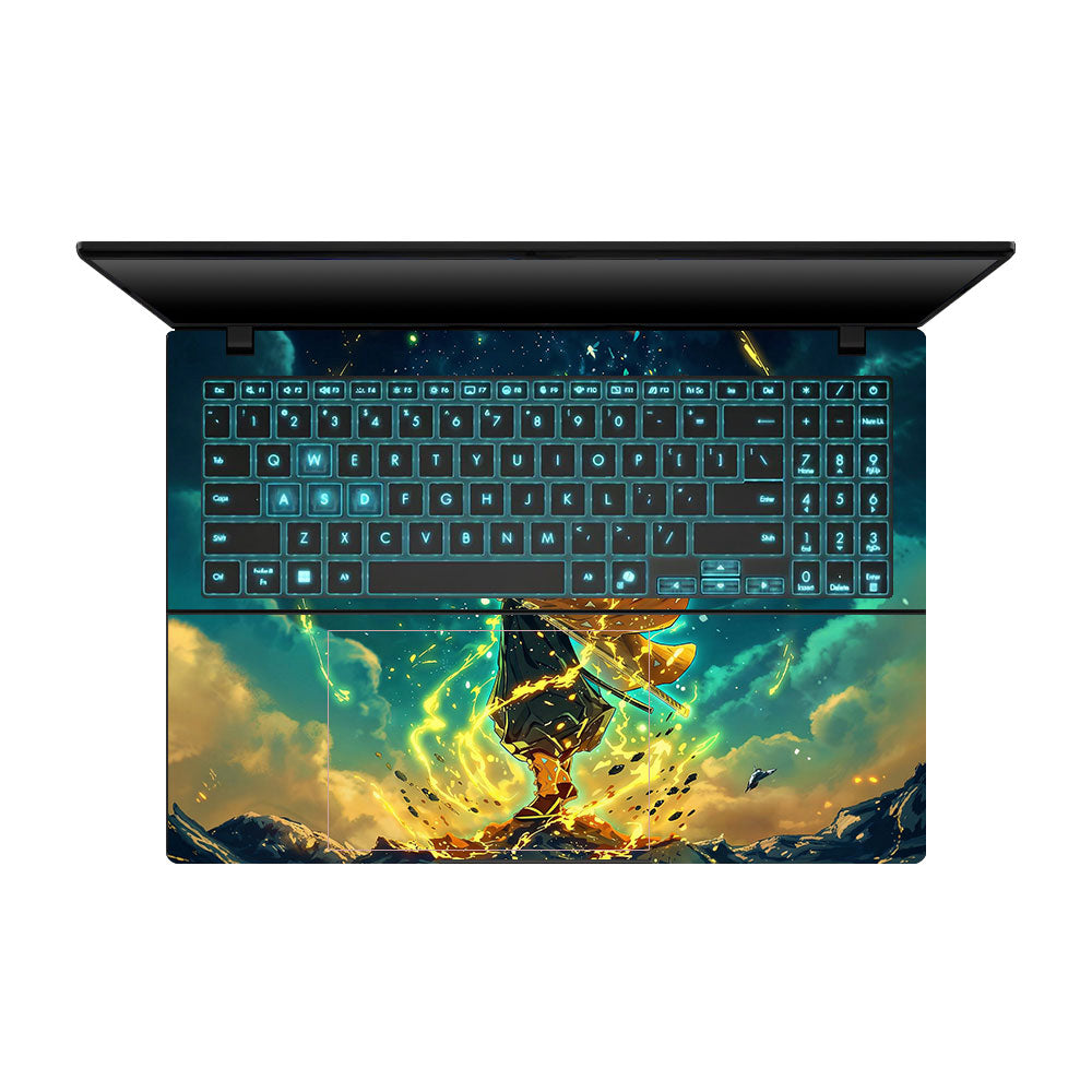 Zenitsu Thunder God Asus Gaming V16 V3607 Laptop Skin