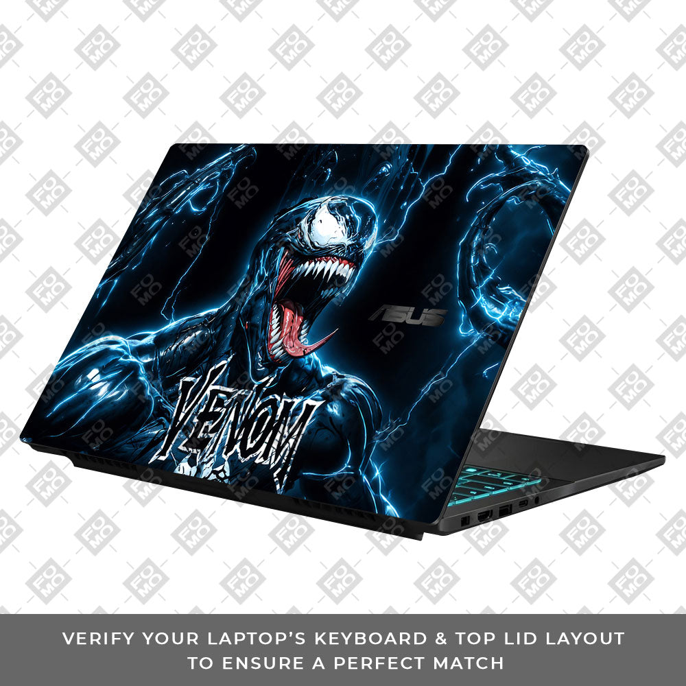 Venom Unchained Asus Gaming V16 V3607 Laptop Skin